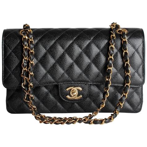 chanel medium flap caviar.